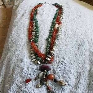 Large beaded necklace